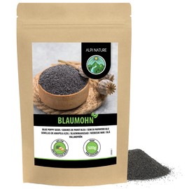 Blue Poppy (500g, 1.1lb), Whole Poppy Seeds, 100% Natural, for Baking and Cooking, Free from additives