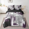 Feelyou Abstract 7 Piece Bedding Set Modern Abstract Art Bed