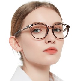 MARE AZZURO Reading Glasses Women Fashion Reader 0 100 125 150 175 200 225 250 275 300 350 400 500 600 (Leopard 250)