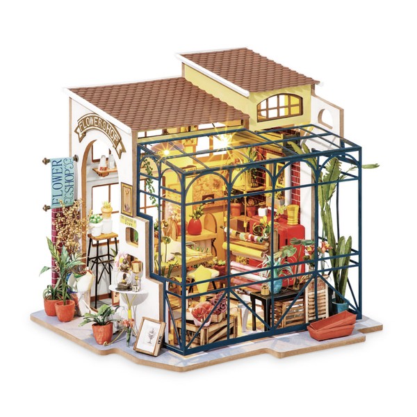 ROBOTIME Emily's Flower Shop Model