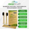 Clean Idea Electric Toothbrush Replacement Heads 4pk – Charcoal Infused