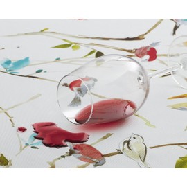 Benson Mills Spring Menagerie Indoor Outdoor Spillproof Tablecloth, 60X84 INCH