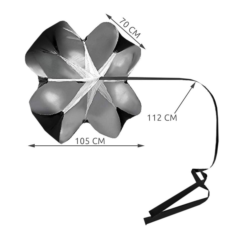 ISO TRADE Sprint Training Parachute Resistance Training Endurance Training 105