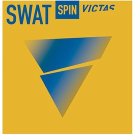 Victas (VICTAS) Table Tennis Rubber Swat Spin Spin-type Tension Inverted Soft Black 2.0 200140