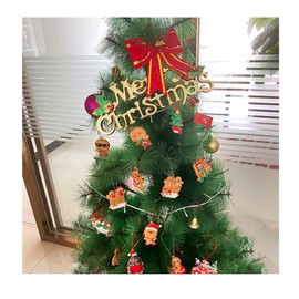 Gingerbread Man Ornaments for Christmas Tree Decorations Supplies Xmas Gingerbread Clay Figurines Doll Hanging Ornaments Gingerbread House Funny Winter Pendant Christmas Party Charms Favors Set of 12