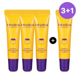 후르디아 3+1 블루베리 고보습 각질제거 허니 립밤(튜브형) Hurdia 3+1 Blueberry High Moisture Exfoliating Honey Lip Balm (Tube Type)