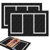 Keoholi 2 Packs Cornhole Mats 5 x 8 Ft Felt