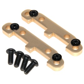 LJXSZ Part Compatible with JLB Racing Cheetah 1/10 Brushless Rc Car Upgrade Arm Holder Swing EA1005 Aluminum Alloy Accessory(Yellow)