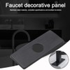 QOTSTEOS Sink Faucet Plate Stainless Steel Base Plate Rectangular Hole