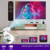 HCS350 Pro Projector and game,Retro 4K Smart Game Projector 1280*1080P