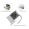 for Pi 5 Cooler Replacement Aluminium Alloy Temperature Controlled PWM