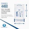 Dynarex Sterilization Pouches - Self-Sealing Autoclave Bags for Medical, Dental,