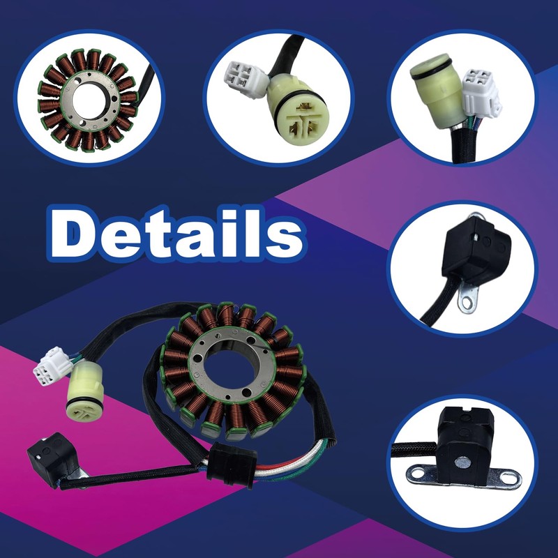 Main Electrical Wiring Wire Harness& Stator & Starter Relay Fits