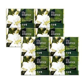 Dubore Lily Essence Soap 4-Pack x 2 Lily Scented Solid Facial & Bath Soap Good Scent / 두보레 릴리 에센스 비누 4개입x2 백합향 고체 세안 목욕비누 향좋은