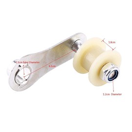 Chain Tension Adjuster, Motorcycle Chain Tension Adjuster Guide Roller Slider for Bicycle Motorcycle ATV