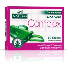 Aloe Pura Gentle Action Aloe Vera Complex 60 Tablets (Pack of 3)