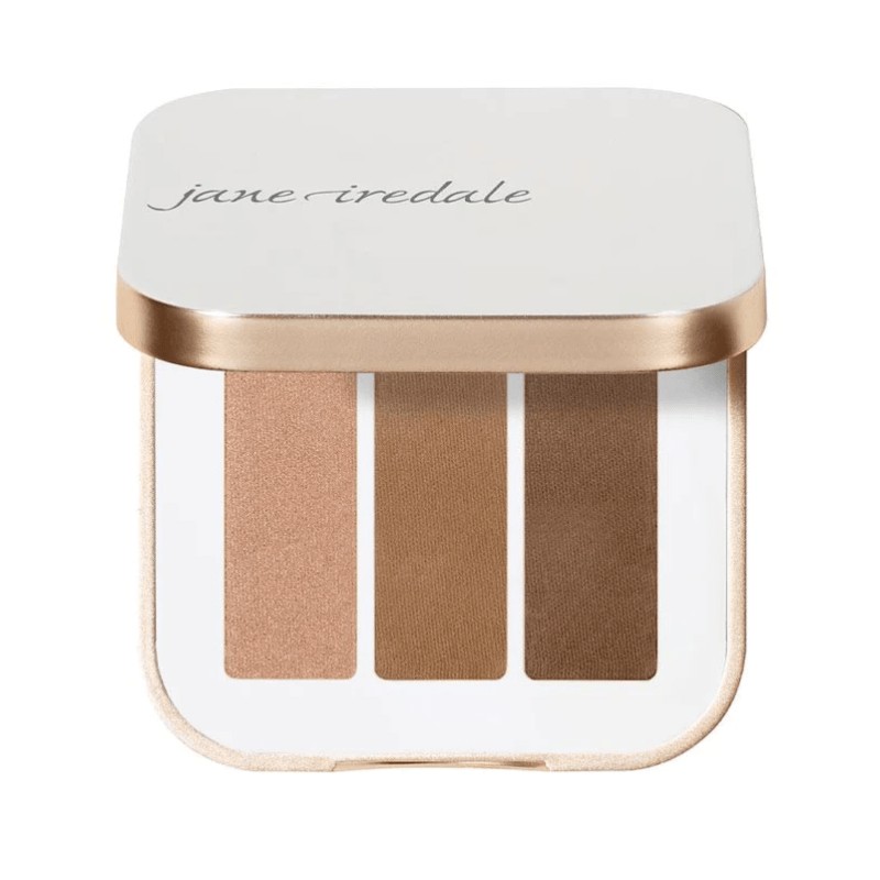 Jane Iredale PurePressed Eyeshadow Triple 2.8g, Brown Sugar