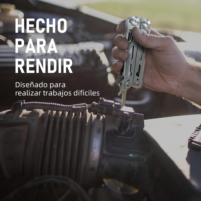 28 en 1 Multiherramienta Alicates de Acero Inoxidable con Funda,