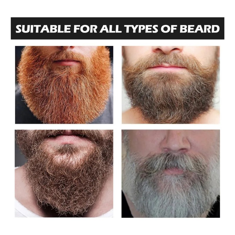 2 Champús For Teñir Permanentemente La Barba, Color Negro .