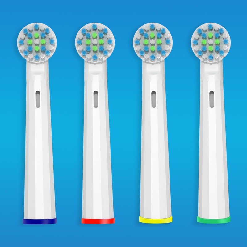 Replacement Toothbrush Heads for Oral B Pro 1000 Replacement Heads,6