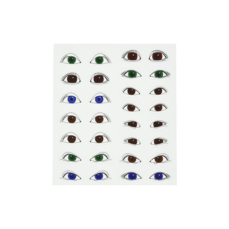 Roylco Eyeball Stickers, Large