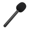 Wireless Mic Handheld Adapter with Windshield Foam Lightweight Interview Microphone