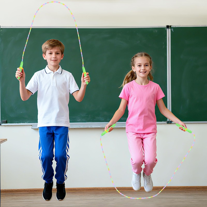 Beaded Jump Rope 1 Pack/2 Pack, ACEONE Segmented Skipping Rope