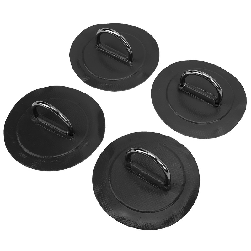 4 Pcs Inflatable Boat DRing Pad Patch PVC Durable Marine