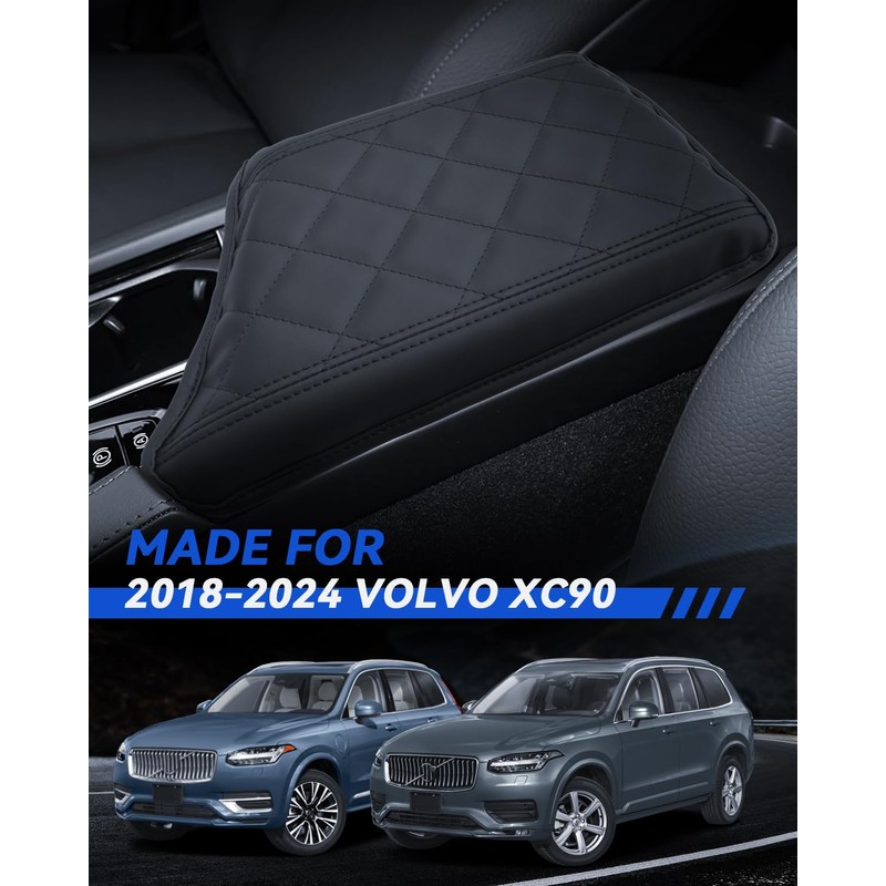 LANTU Armrest Cover for 2018-2023 2024 Volvo XC90 Accessories Center