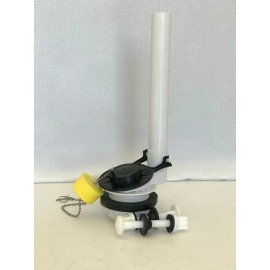 NuFlush Flush Valve Assembly Kit 2.5 inch with Soft Flapper and Float, 10 inches Tall