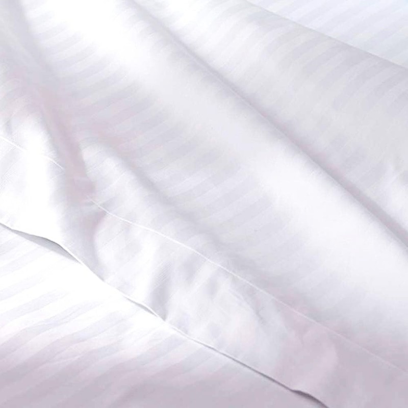 sheetsnthings Damask Stripes 650-Thread-Count Cotton-Blend 4PC California King Bed Sheets