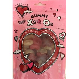 Trader Joe's Soft and Chewy Gummy Candy in X's & O's (Pack of 1)