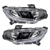 labwork Headlight Assembly Replacement for Honda Civic 2016-2021 Headlights Set
