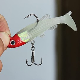 ANCLLO Fishing Lures Kit Set with Tackle Box Fishing Gear Equipment for Freshwater Trout Bass Salmon Fishing Baits Kit Including Frog Lure Spoon Lures