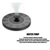 Solar Fountain Pump Water Spray Accessory Set Kit with 7Pcs