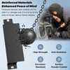 Anti-Theft Steel Neutral Cover Plate, Tamper-Proof Screws Comes with T-20