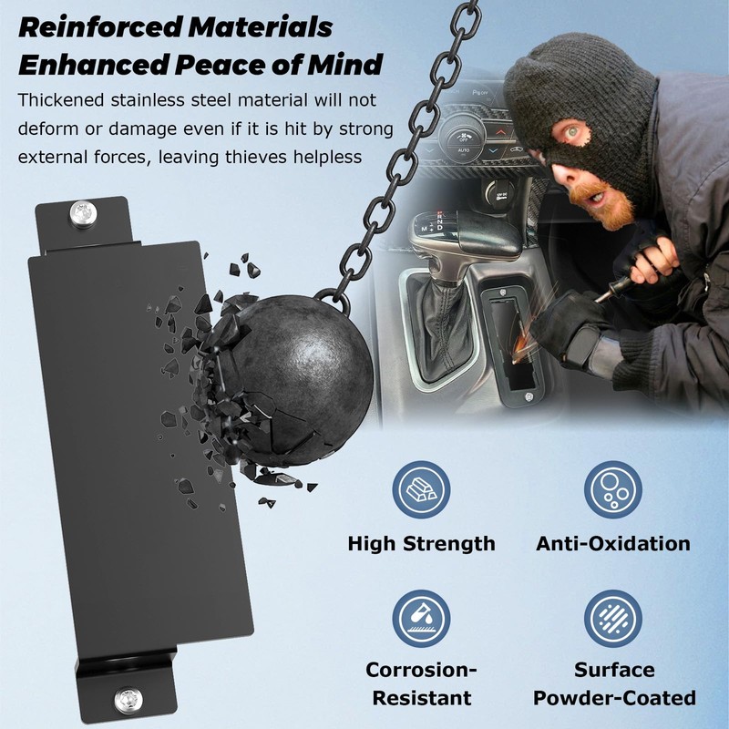 Anti-Theft Steel Neutral Cover Plate, Tamper-Proof Screws Comes with T-20
