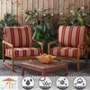 Greendale Home Fashions Outdoor Reversible 2-Piece Deep Seat Cushion Set,