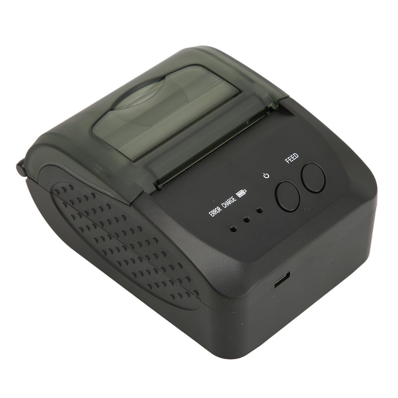 Portable Receipt Printer 58mm Bluetooth 4.0 Fast Printing Low Noise