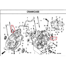 HONDA GENUINE OEM HONDA CRANKCASE ENGINE HANGER COLLAR CRF150R 2007-2022