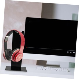 CAXUSD Acrylic Headphone Stand for Gaming Detachable Desktop Holder Easy Assembly Hanger for All Headphone Compact and Space Saving Design Versatile Display