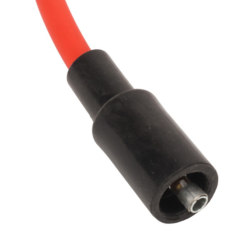 2 Pcs 8mm Spark Plug Wire Set Rubber Sparking Plug