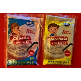 PERLA 2 PACK PERLA HORCHATA AND BARLEY FLOUR WITH MILK/HORCHATA Y CEBADA CON LECHE