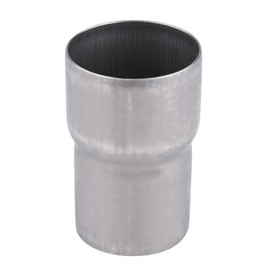 Exhaust Pipe Adapter, 51mm to 60mm Motorcycle Exhaust Reducer, Stainless Steel Silver Universal Exhaust Tube Connector for Motors,Exhaust system modification
