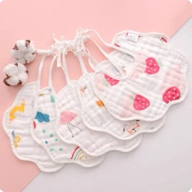 New Arrival Colorful Printing Bamboo Soft Baby Bibs Bamboo Material Baby Bamboo LoveySize: 3T, Color: Yellow