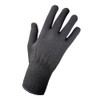 EDZ Merino Wool Thermal Liner Gloves - Black, S