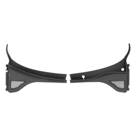 HECASA Front Windshield Wiper Cowl Panel Cover Compatible with 2012-2020 Volkswagen Passat Replace for 561819403A9B9 561819404A9B9 Window Wiper Cowl Vent Grille Black Plastic Driver + Passenger Side