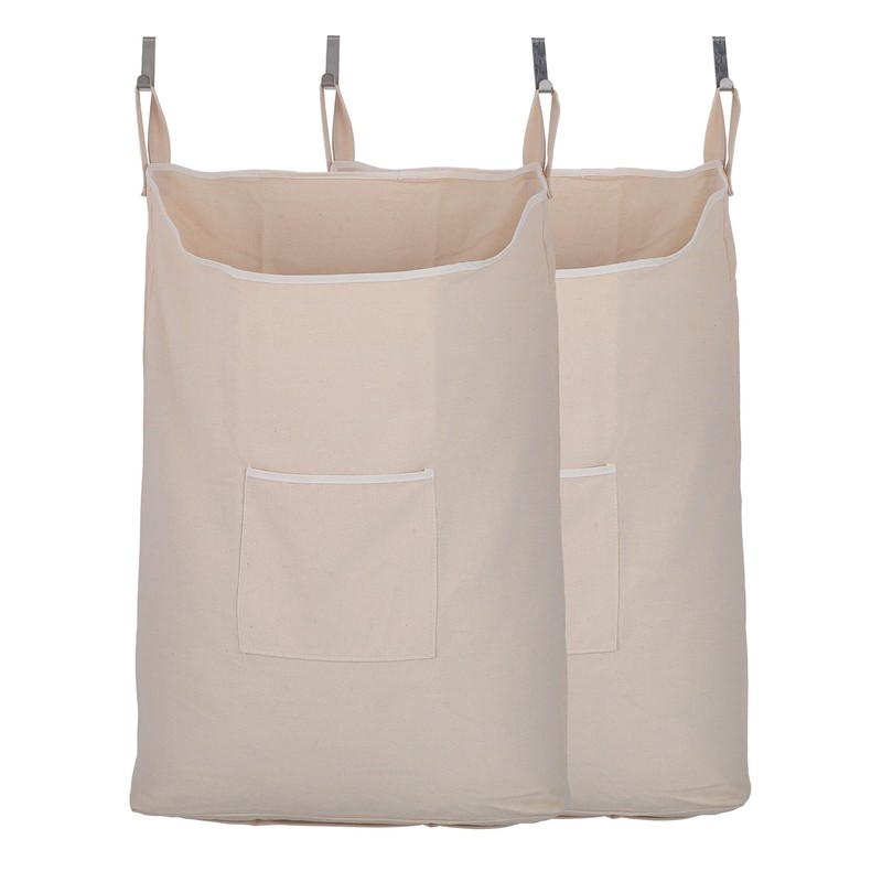 GORISEN 2 pack Laundry Collector, Laundry Hamper, Door Hanging Laundry