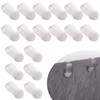 Framendino, 16 Pack Towel Clips Clear Towels Clamps Chair Clip