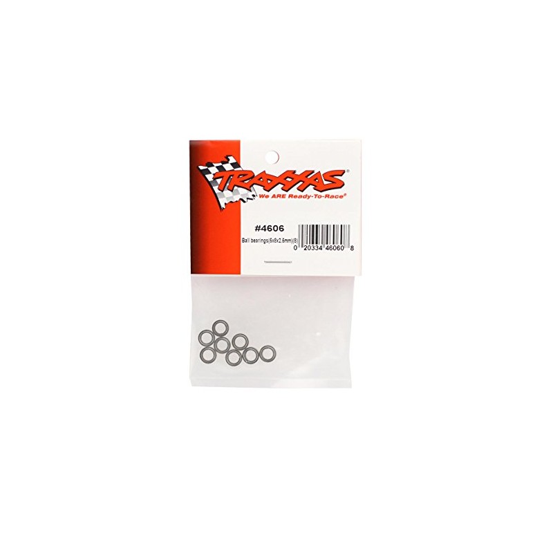 Traxxas 4606 Ball Bearings, 5x8x2.5mm (Set of 8)